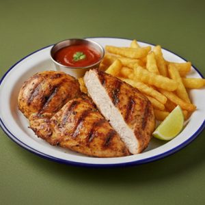 Pechuga de Patata con Patata Frita